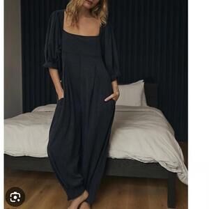Free People Black Jumpsuit